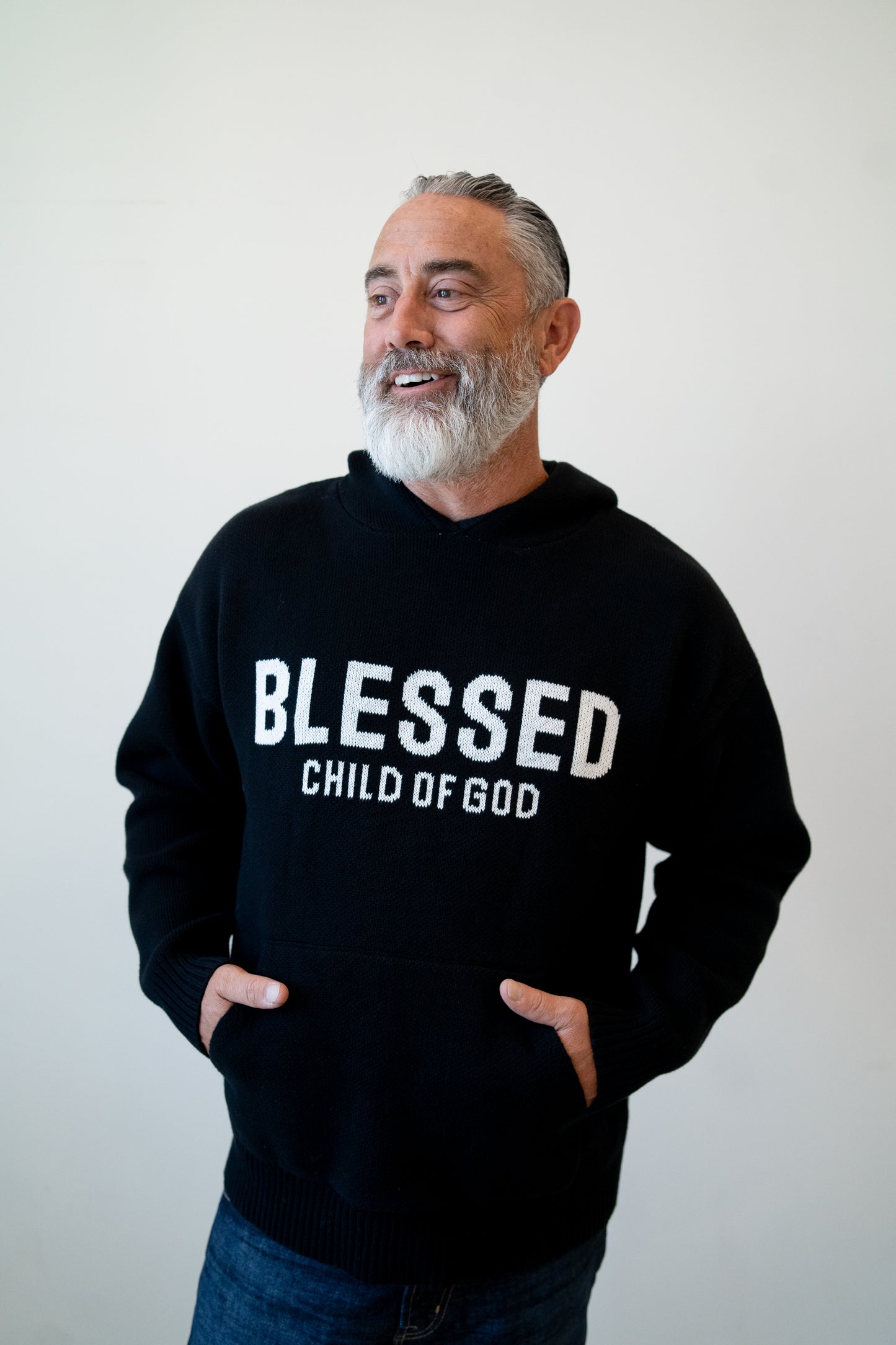 Blessed - Knitted Heavy Weight Hoodie
