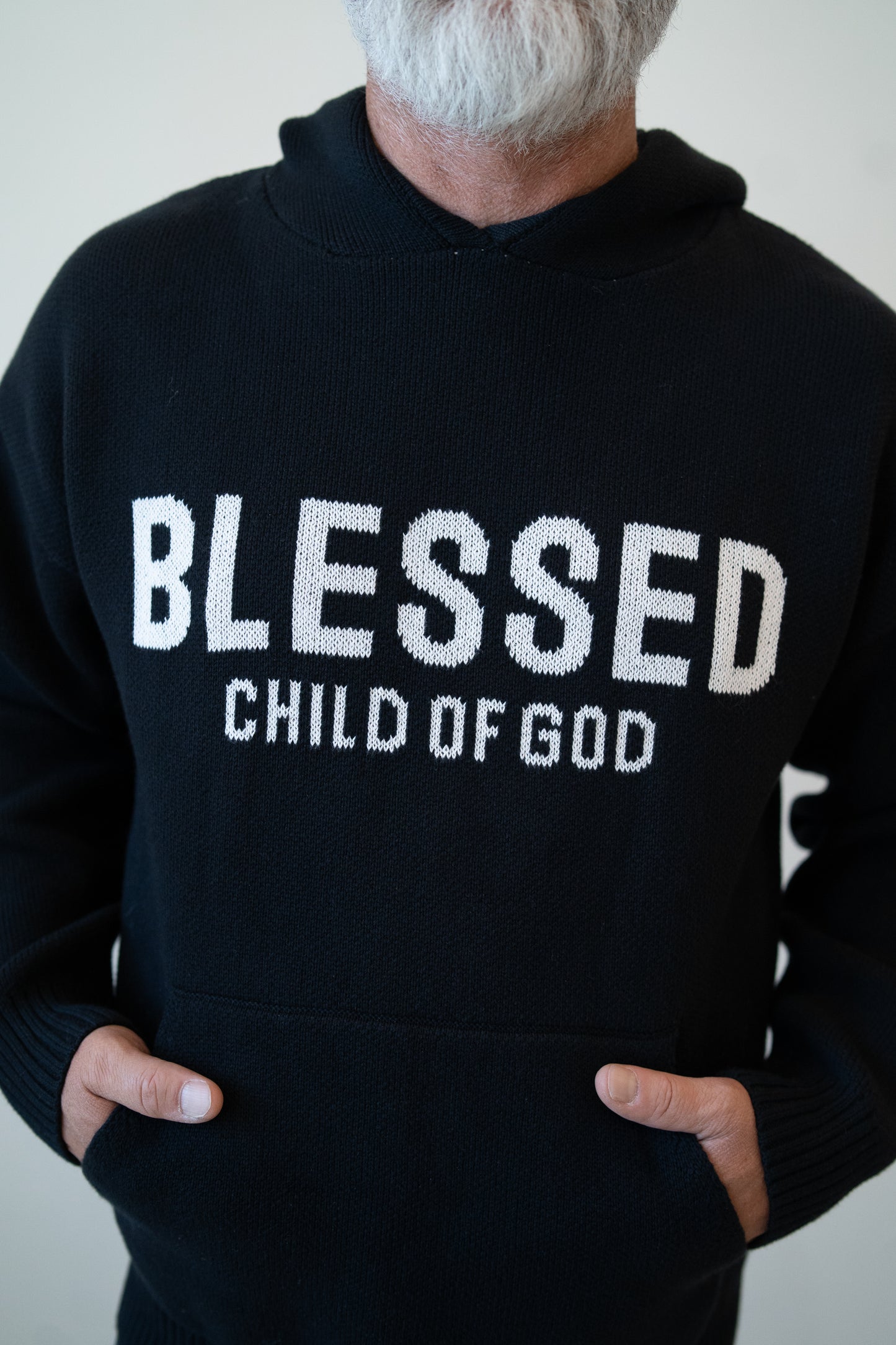Blessed - Knitted Heavy Weight Hoodie